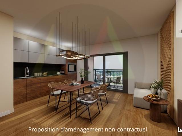 Duplex 2 pièces 39 m²