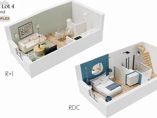 Duplex 2 pièces 40 m²