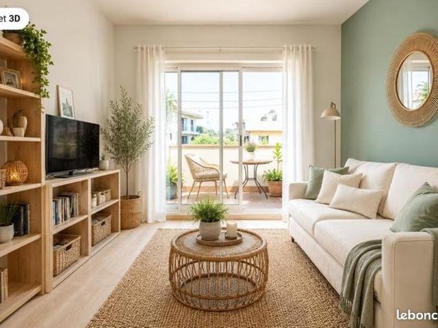 Duplex 2 pièces 44 m²