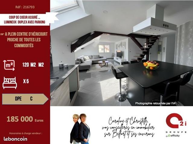 Duplex 7 pièces 119 m²