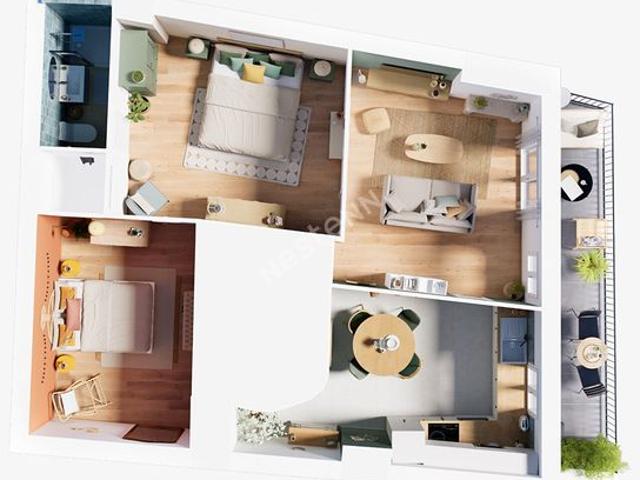 Duplex 4 pièces 80 m²