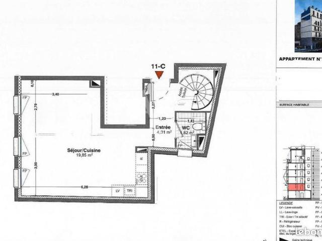 Duplex 4 pièces 93 m²