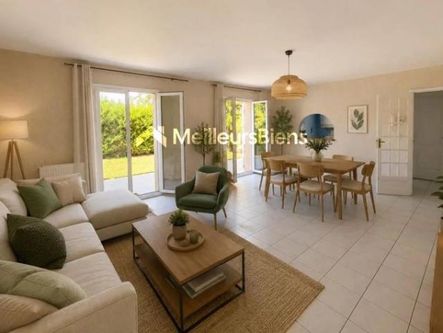 Duplex 4 pièces de 93 m² avec jardin et terrasse à Mantes la Ville