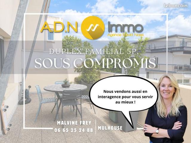 Duplex 5 pièces 104 m²
