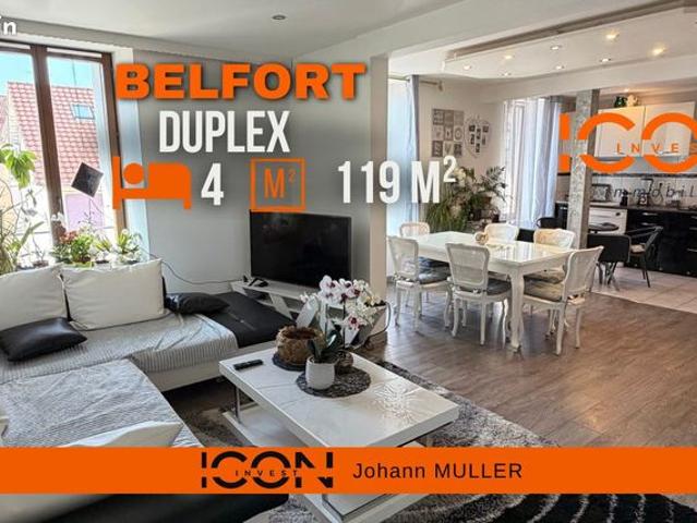 Duplex 5 pièces 119 m²