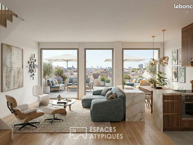 Duplex 5 pièces 128 m²