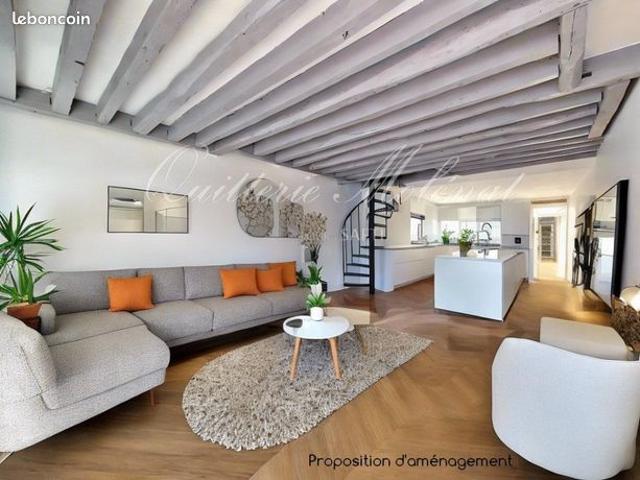 Duplex 5 pièces 90 m²