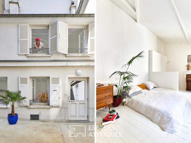 Duplex 'comme une maison' aux volumes aériens Télégraphe