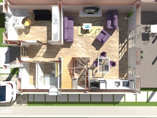 Duplex cu 5 camere, 2 bai, in Remetea Mare