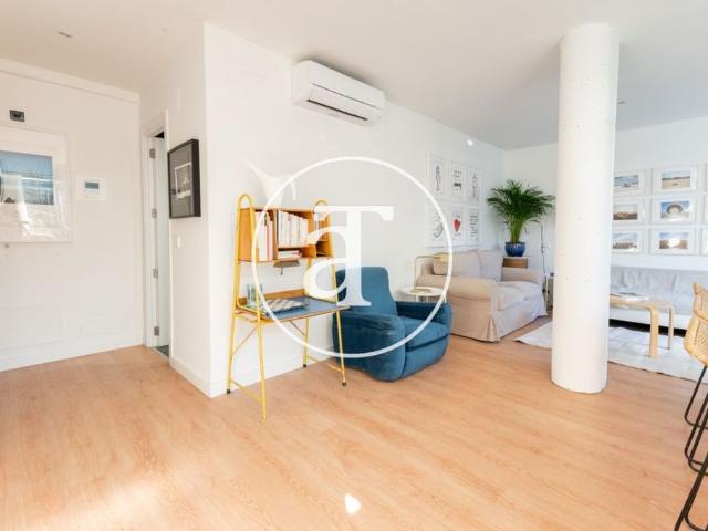 Duplex apartment for monthly rent with 2 bedrooms, 3 bathrooms and terrace in Hortaleza