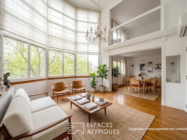 Duplex Art Déco à l'orée du Bois de Boulogne et du Jardin du Ranelagh