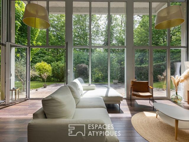 Duplex atypique et sa verrière sur la forêt 134m² Besançon