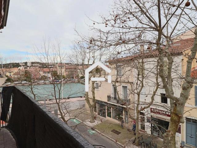 T2 Duplex avec terrasse, Vue canal, Dernier étage, Faibles charges