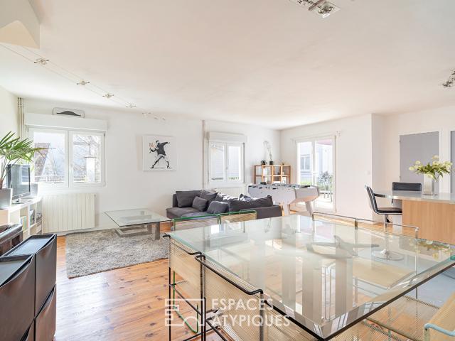 Duplex dans un ancien atelier avec terrasse quartier Neudorf