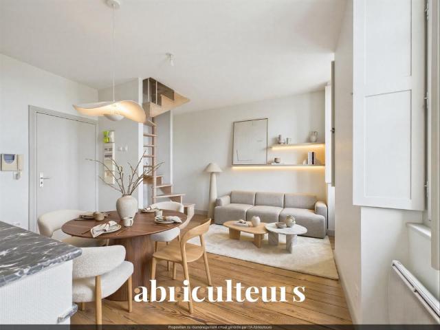 Duplex de charme au dernier étage – Bordeaux quartier des Chartrons