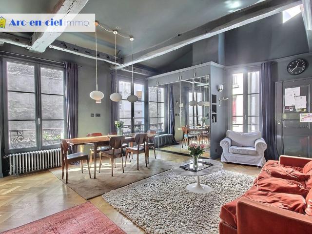 Duplex de luxe 3 chambres en vente Temple, Rambuteau – Francs Bourgeois, Réaumur, France