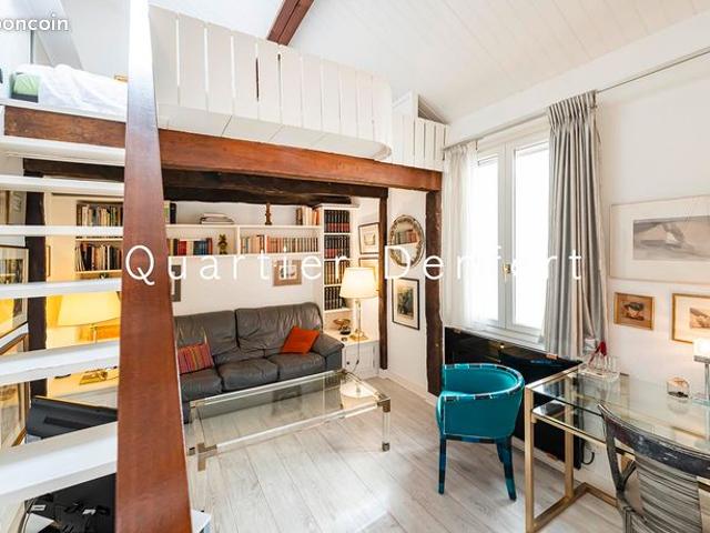 Duplex Dernier étage sur cour – Rue de Bièvre, Paris 5ème