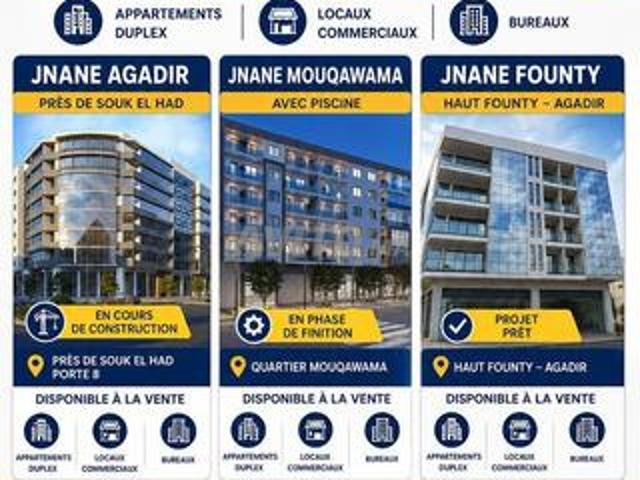 Duplex en construction près de Souk El Had