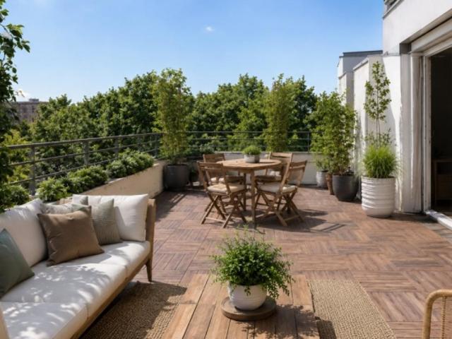 DUPLEX EN DERNIER ETAGE AVEC TERRASSES