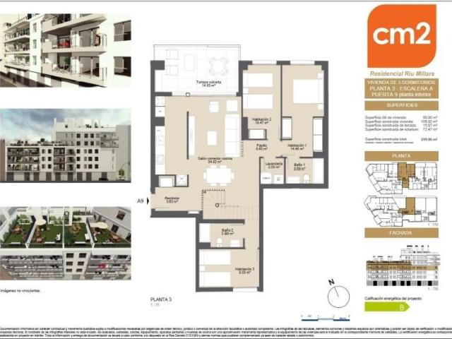 Duplex en venta en Castellón de la Plana, Hospital Provincial