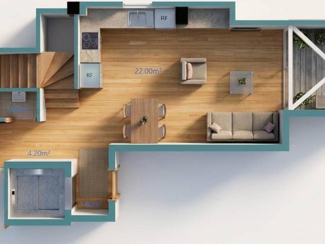 Dúplex en Venta en Centre