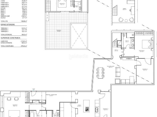 Dúplex en venta en Barcelona, Sagrada Família. Vivienda tipo casa con terraza 35m². Dúplex.