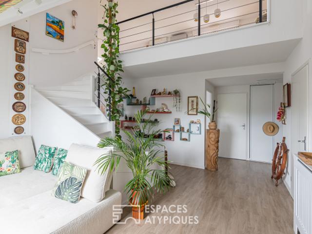 Duplex inversé avec terrasse et vues dégagées