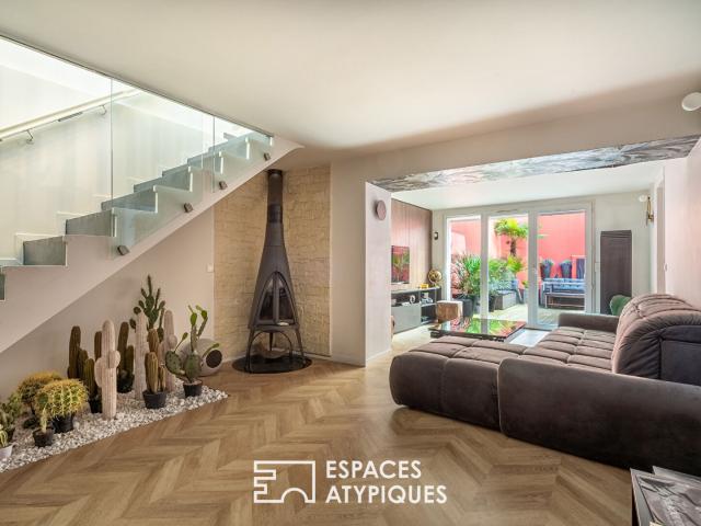 Duplex inversé avec terrasse intimiste au coeur du Village