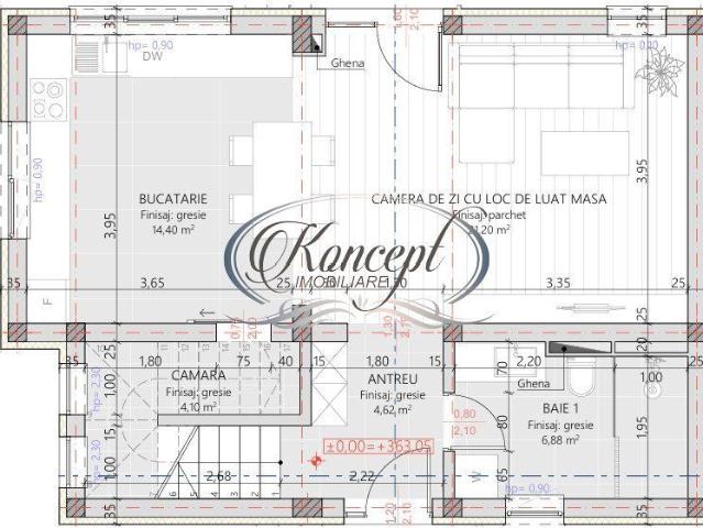 Duplex in ansamblu privat, zona Muzeul Apei