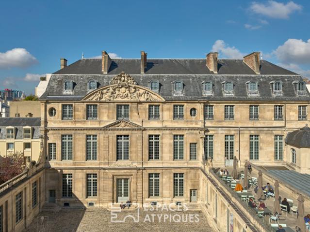 Duplex lumineux avec vue panoramique sur le musée Picasso