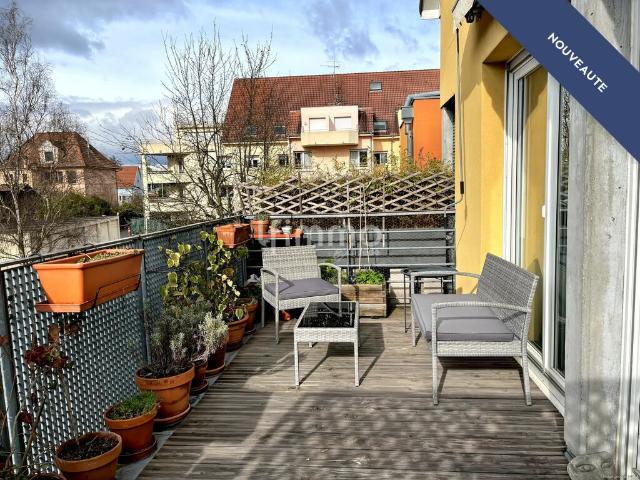 Duplex lumineux avec balcon