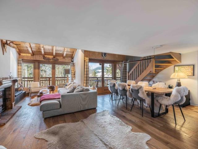 Duplex lumineux proche du Mont d'Arbois 127m² Megève
