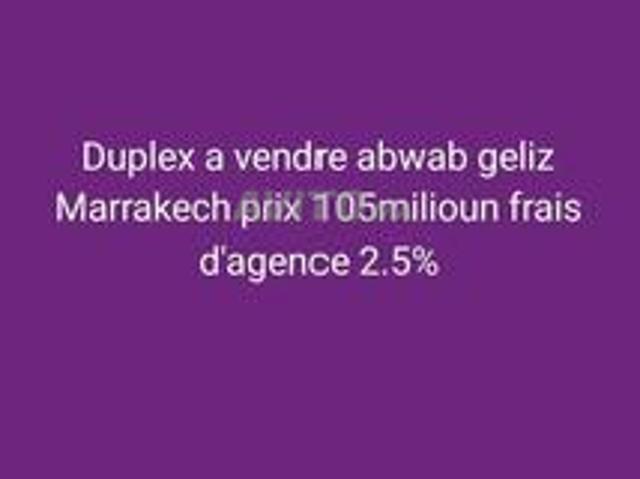 Duplex magnifique à vendre, logement moyen