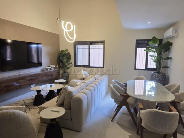Duplex meublé avec piscine à Guéliz