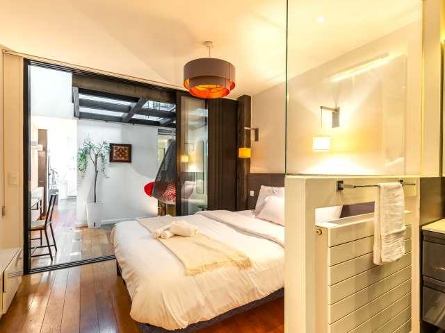 Duplex meublé à louer 3 chambres 96 m² Batignolles Paris