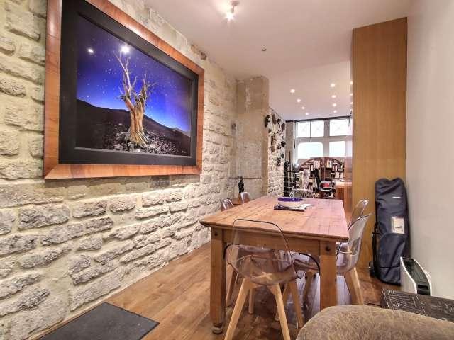 Duplex meublé à louer, 1 chambre 47 m² Place des Vosges Paris