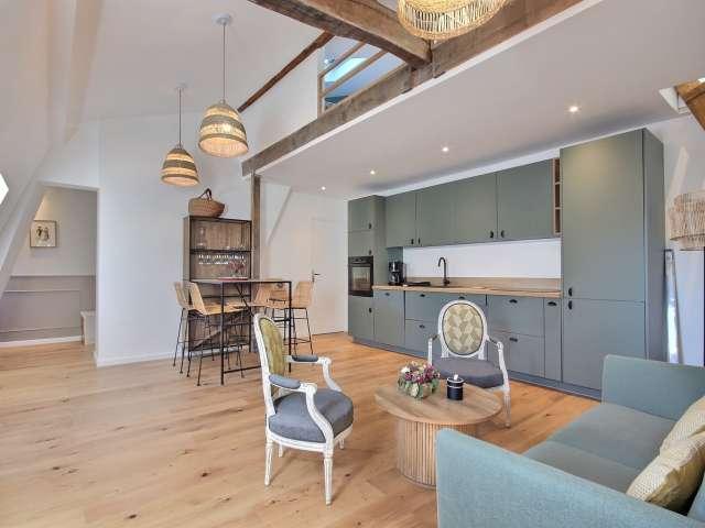 Duplex meublé à louer 2 chambres 49 m² Poissonnière Paris