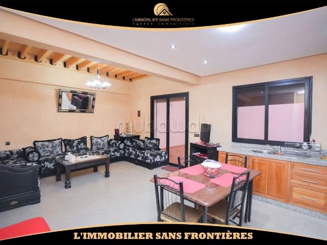 Duplex meublé à louer au rez de chaussée – Route de Casablanca, Marrakech