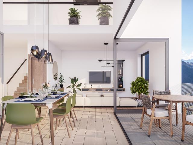 DUPLEX MIT LOGGIA – PANORAMABLICK – EXKLUSIVITÄT – BAUSTELLE STARTET