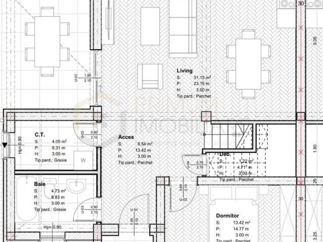 Duplex superb 5 camere toate utilitatile langa asfalt
