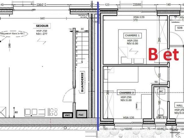 Duplex PEB A – 2 ch, terrasse & parking Ivoz Ramet