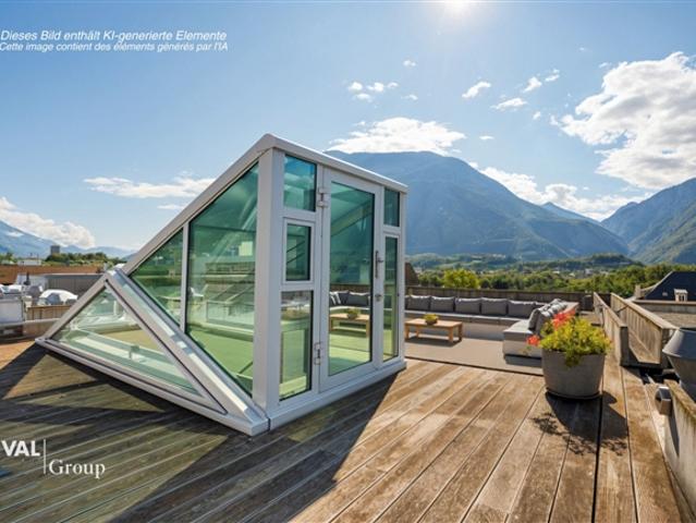 Duplex Penthouse mit Dachterrasse im Herzen der Stadt