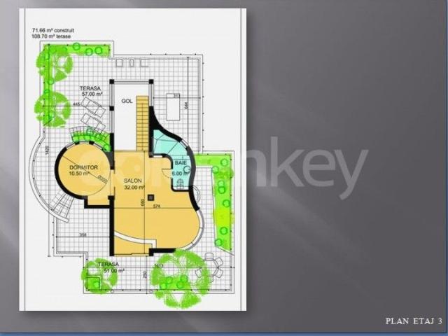 Duplex Penthouse impozant 5 camere, 4 bai | 464mpc | terase 205mp | ID:2802770