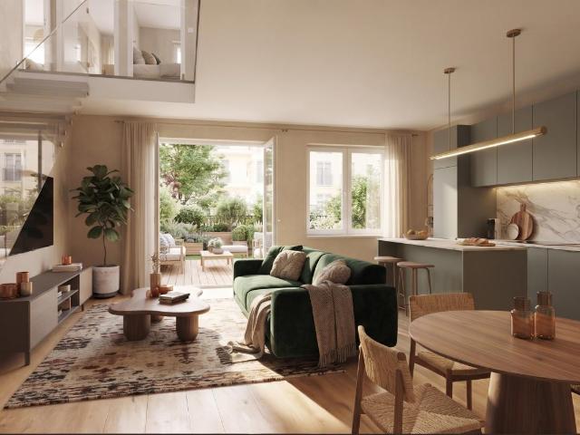 DUPLEX REZ DE JARDIN 3 PIECES AVEC PARKING PARC DE SCEAUX