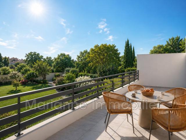 Duplex T3 & T4 d'exception avec terrasses ? Derniers étages. 83m² Nîmes