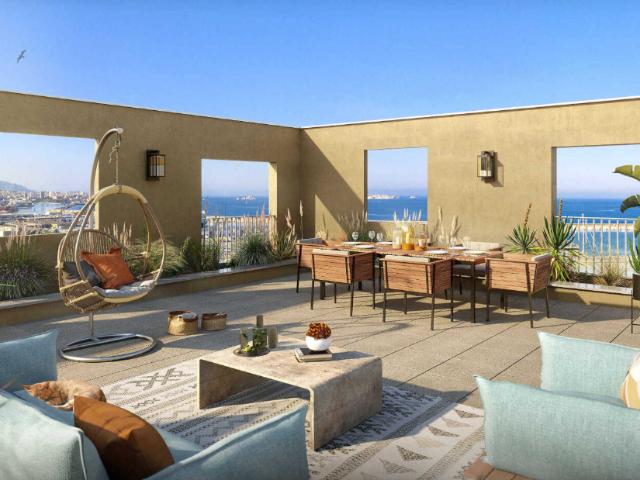 Duplex T4 Triple exposition + Toit Terrasse