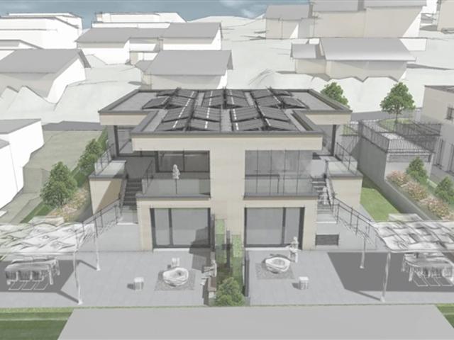 Duplex Villa mit Seesicht, Pergola und gedecktem Gartenbereich