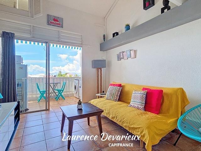 Duplex vue mer à vendre 1 pièce SAINT FRANCOIS 971