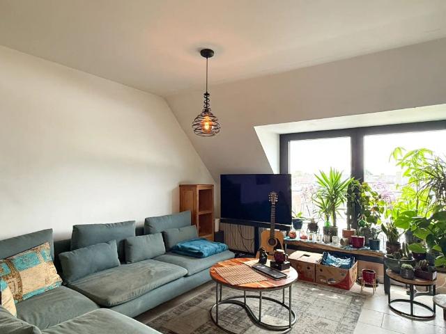 Duplexappartement in Melsele met twee slaapkamers, twee terrassen en carport