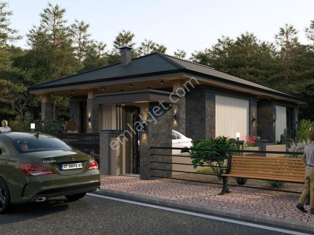 Düzlerçamı Orfe Yakınındayatay Mimarili Tam Müstakil Havuzlu Lüks Tek Kat Villa